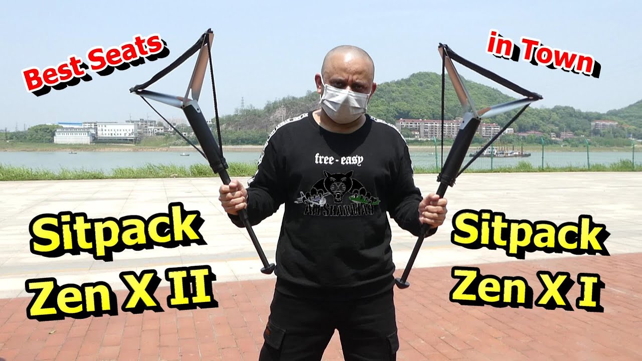 Sitpack Zen X aluminum Sitpack Zen X II Carbon Pocket Chair - YouTube