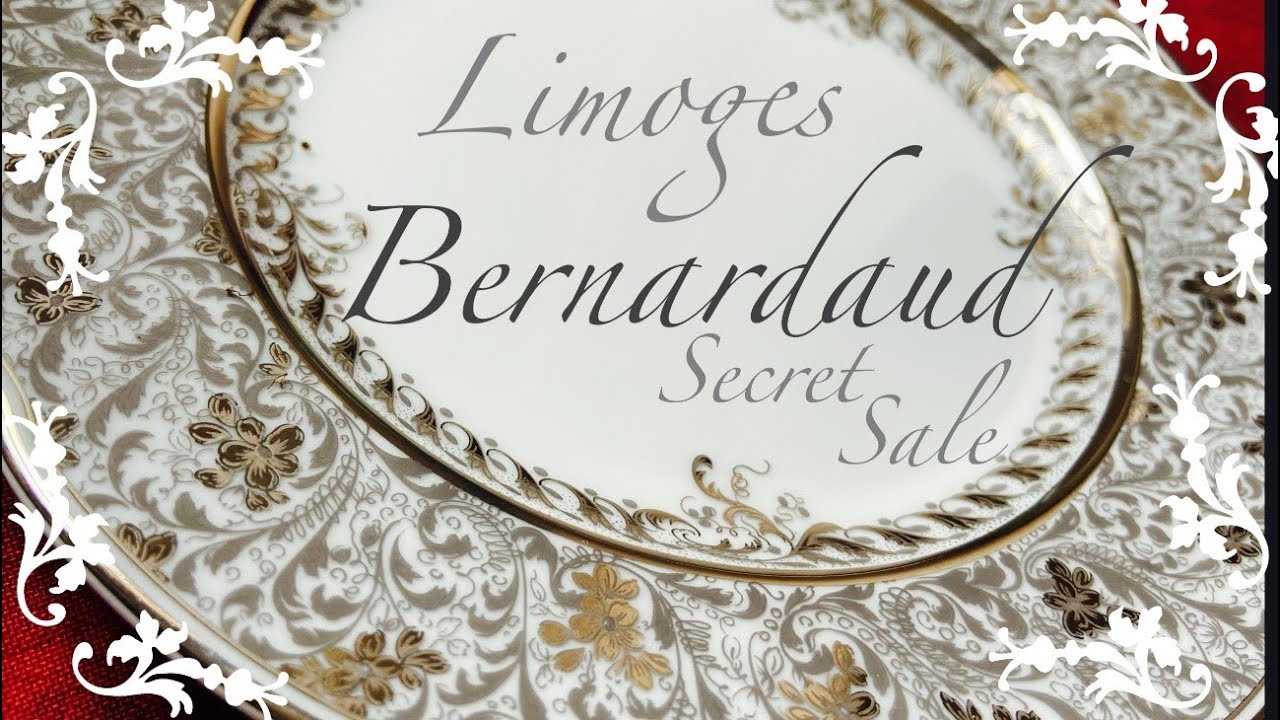 洋食器】フランス・リモージュ磁器・ベルナルドのプライベートセール