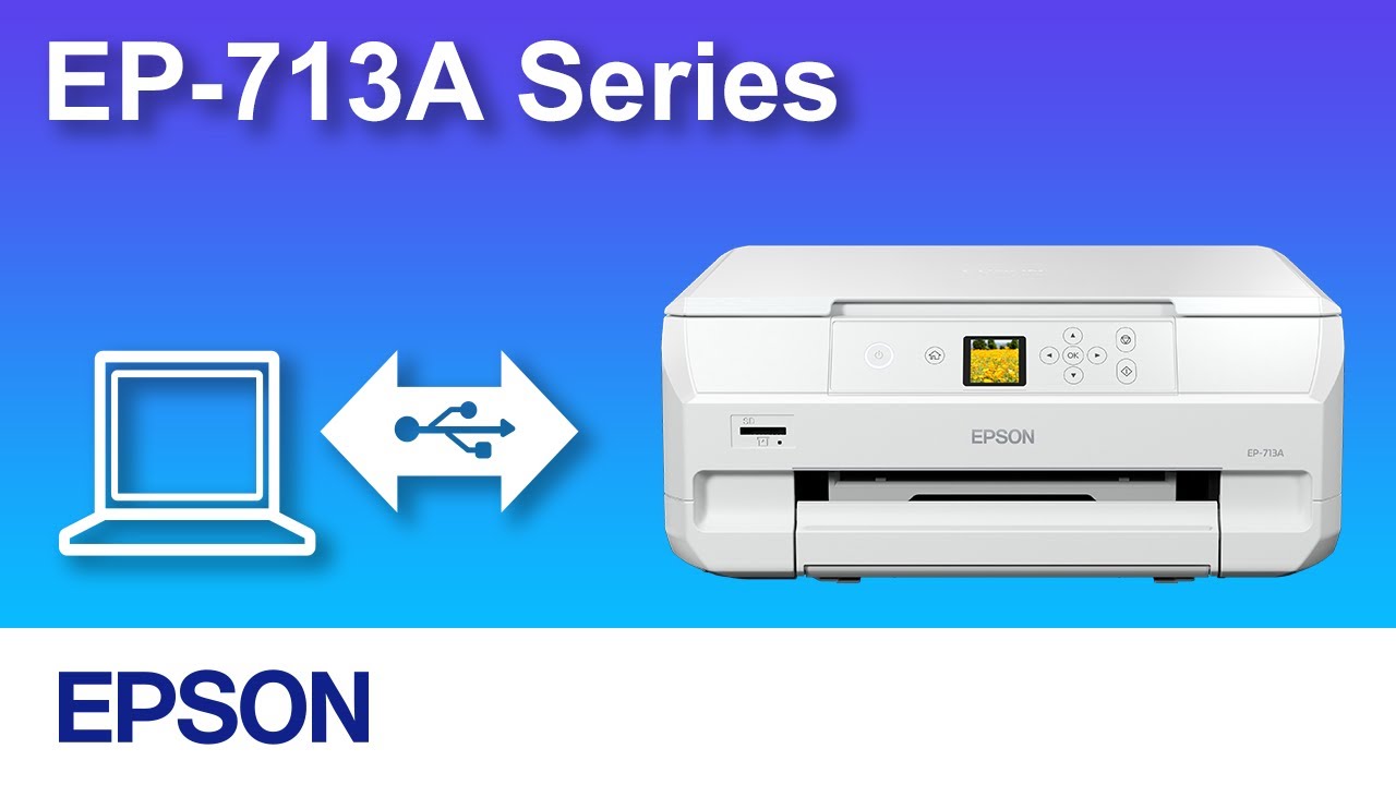 パソコンと接続する （USBケーブル編） (エプソン EP-713A Series