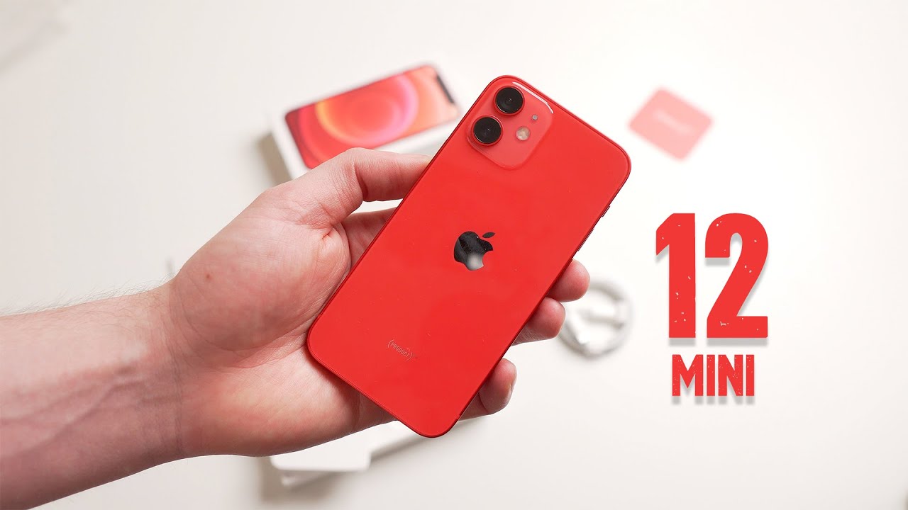 iPhone 12 Mini Unboxing (Product Red) - YouTube