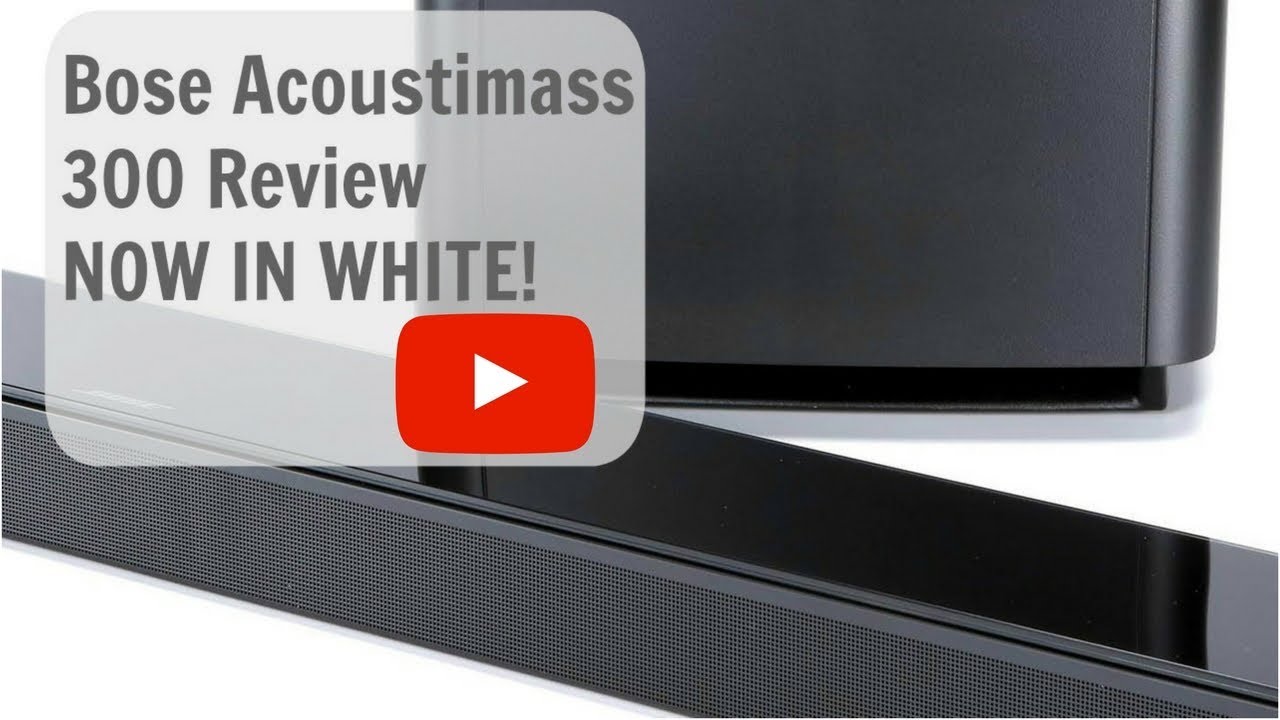 Bose Acoustimass 300 Unboxing + Setup + Review NOW IN WHITE! - YouTube