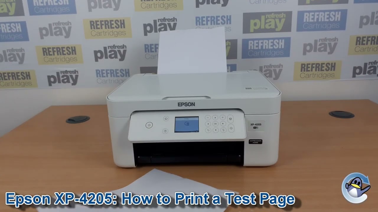 Epson XP-4200/XP-4205: How to Print a Nozzle Check Test Page - YouTube