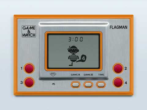 Game & Watch - Flagman (c)1980 Nintendo [MAME emulation footage