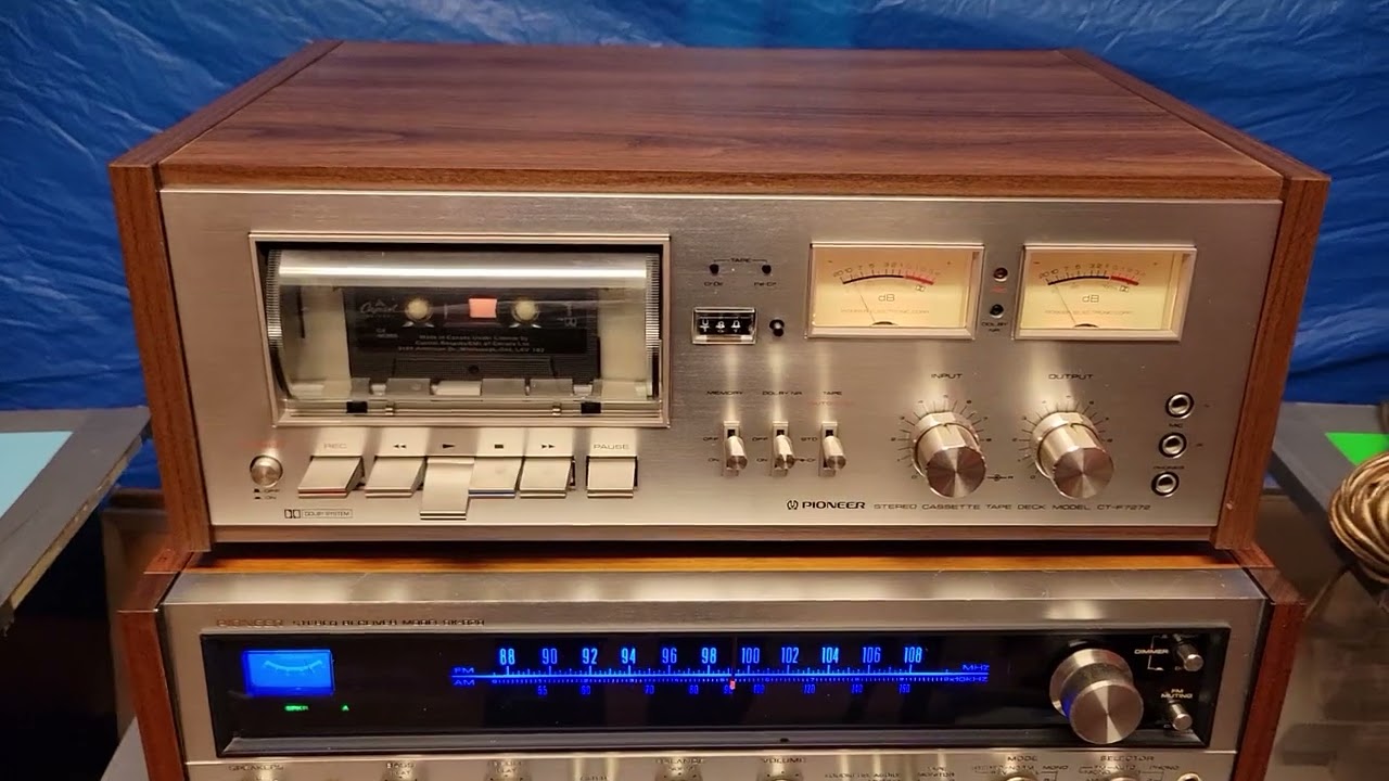 Vintage 1976 Pioneer CT-F7272 Stereo Cassette Tape Deck BEAUTY