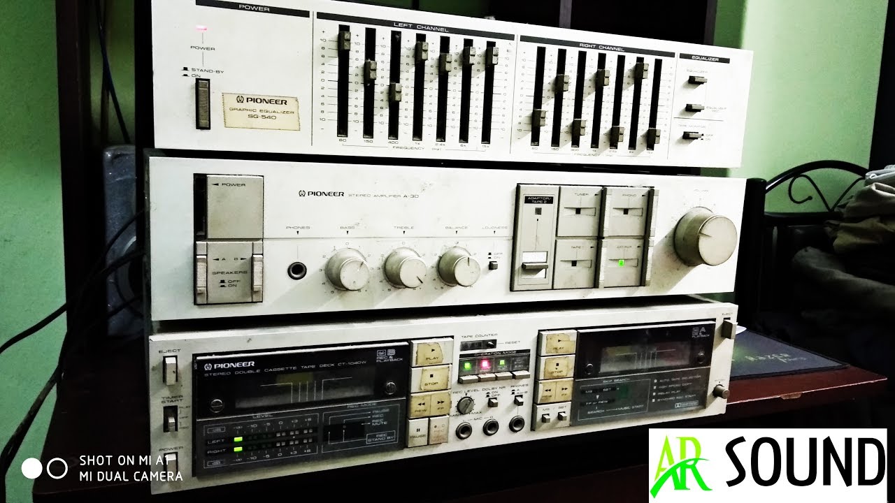 Pioneer Amplifier A-30 - YouTube
