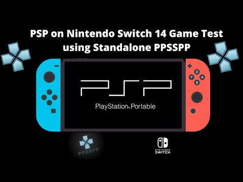 PSP on Nintendo Switch PPSSPP Standalone 14 Game Showcase - YouTube