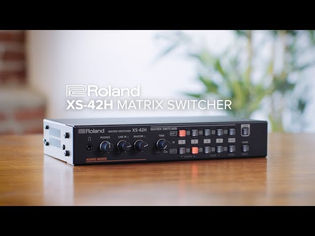 Roland XS-42H Matrix Switcher - YouTube