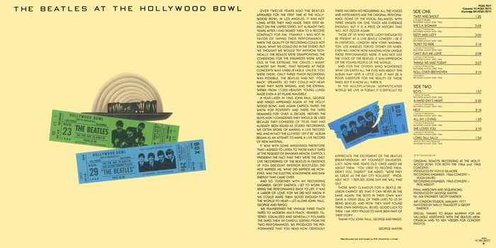 UPDATED – Beatles Hollywood Bowl CD Reissue Due in September