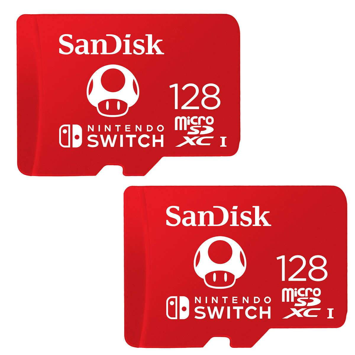 SanDisk 128GB microSDXC Card for the Nintendo Switch - 2-Pack