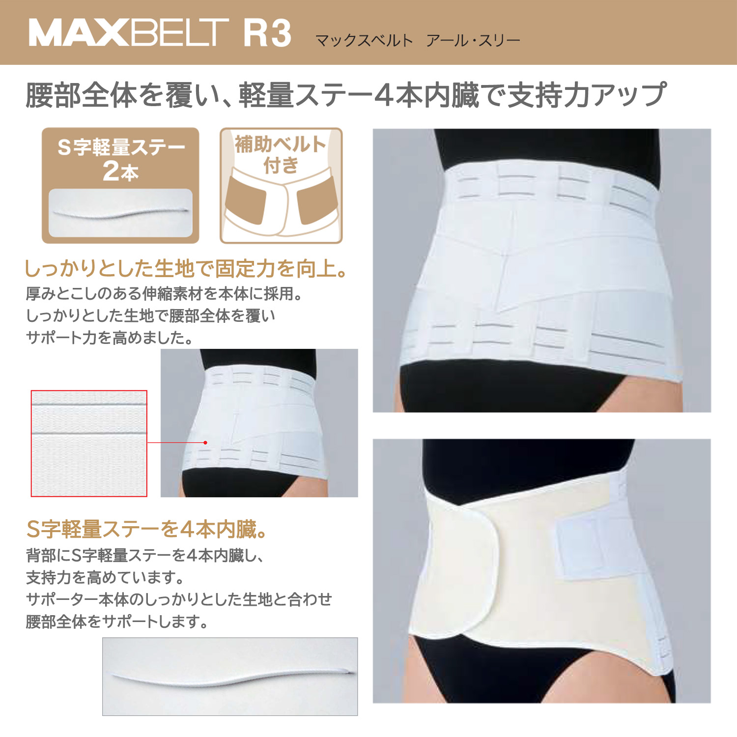 楽天市場】マックスベルト R3 321501（S） 1個 日本シグマックス 24