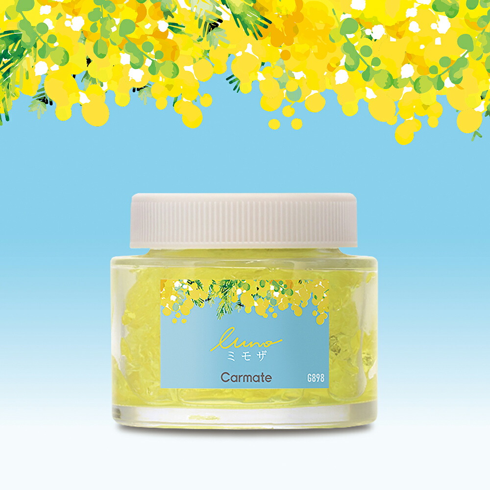 楽天市場】車 芳香剤 ミモザ カーメイト G898 ルーノ ゲル ミモザ カー