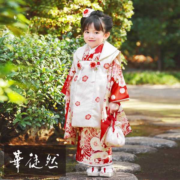 七五三 女の子三歳用正絹振袖長襦袢被布セット