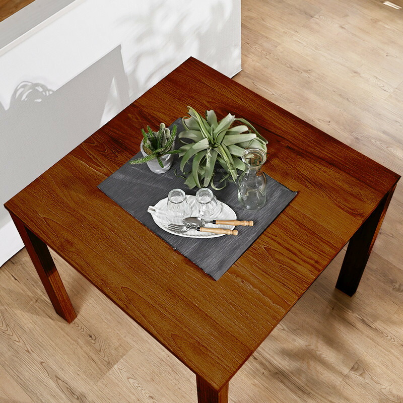 楽天市場】ダイニングテーブル 単品 80cm幅 木製 2人用 チーク無垢材