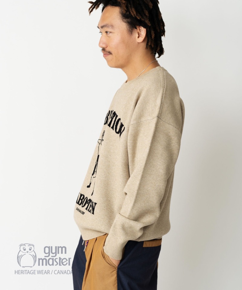 楽天市場】gym master 公式 ジャガードニットSABOTENクルーネック