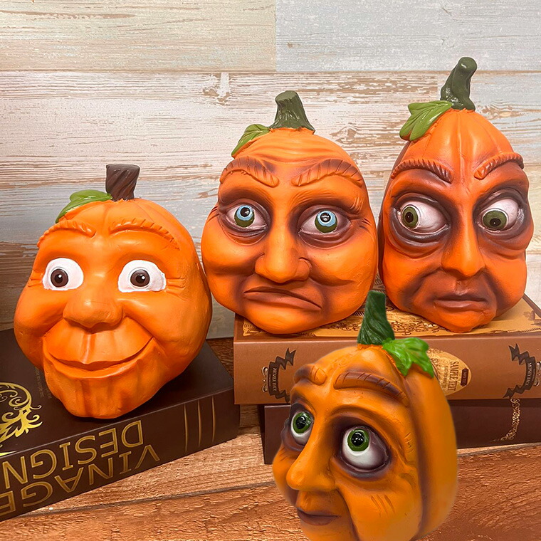 楽天市場】ハロウィン 飾り カボチャ 置物 かぼちゃ パンプキン
