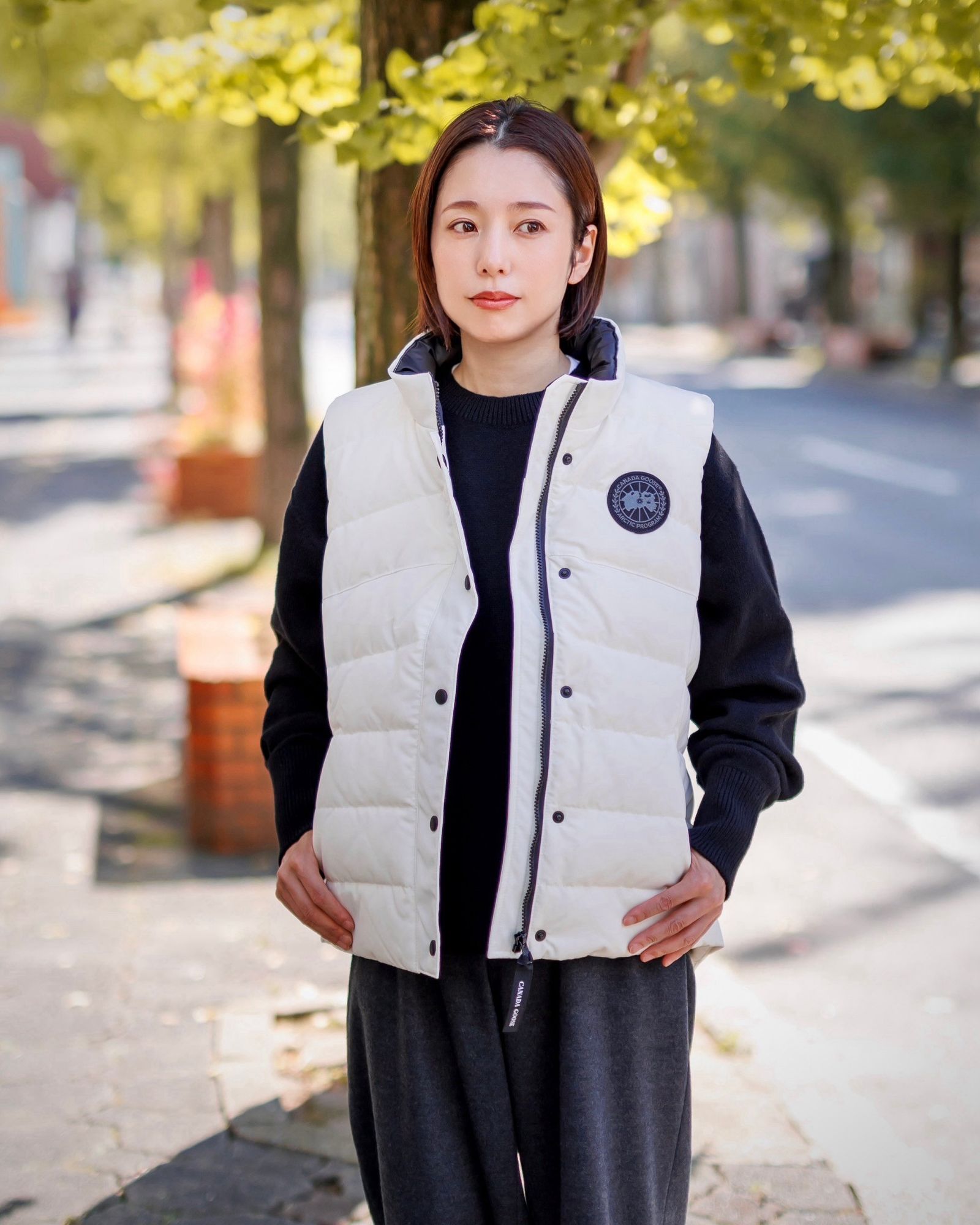 CANADA GOOSE - カナダグースレディース Freestyle Vest Black Label