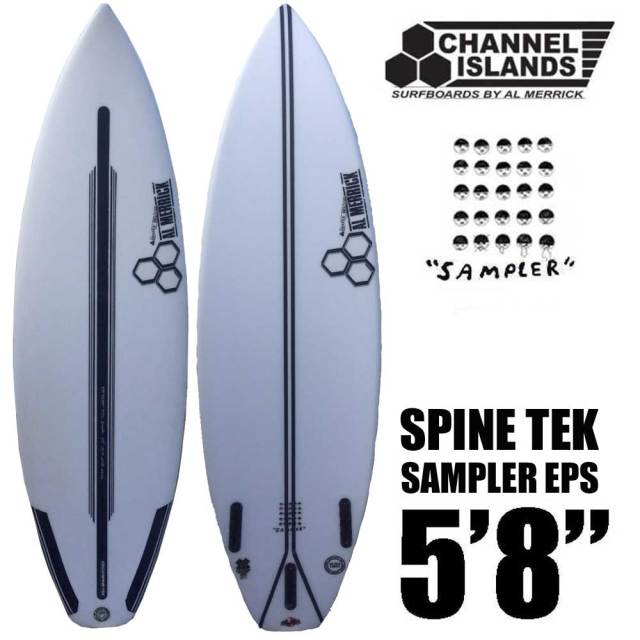 サーフボードCHANNEL ISLANDS SPINE TEK SAMPLER EPS 5'8 チャンネル