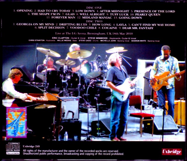 Eric Clapton,Steve Winwood エリック・クラプトン/UK 2010