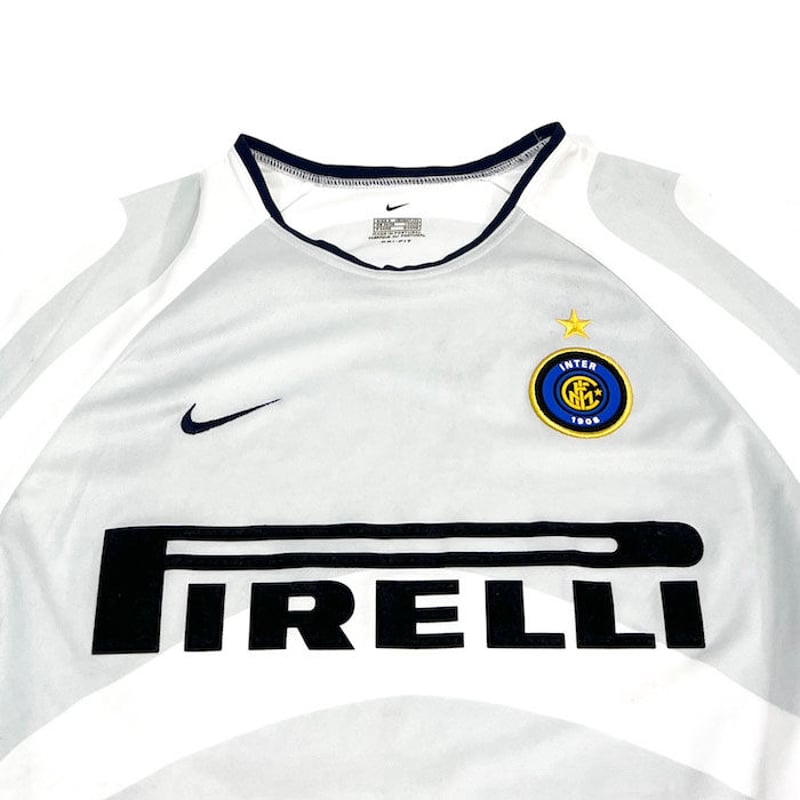 USED】00'S NIKE 01-02 INTER MILAN AWAY FOOTBALL