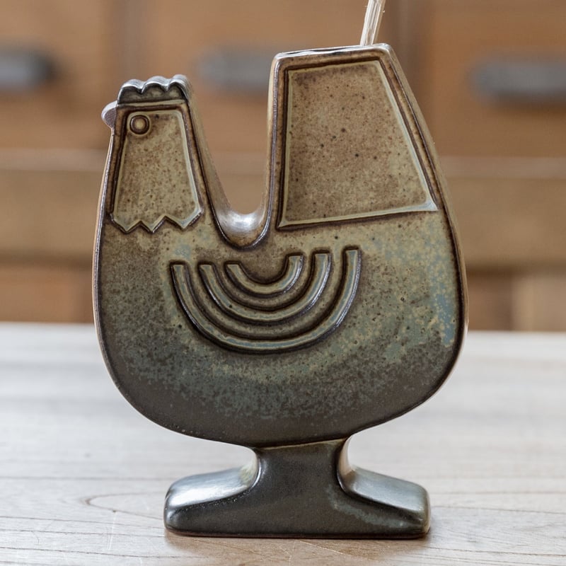 トリのオブジェ(Chicken)【かしわ窯】 | ドライフラワーと、うつわと