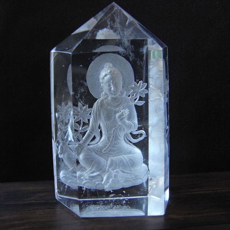 天然水晶の観音様3 | モダン屋クリスタル