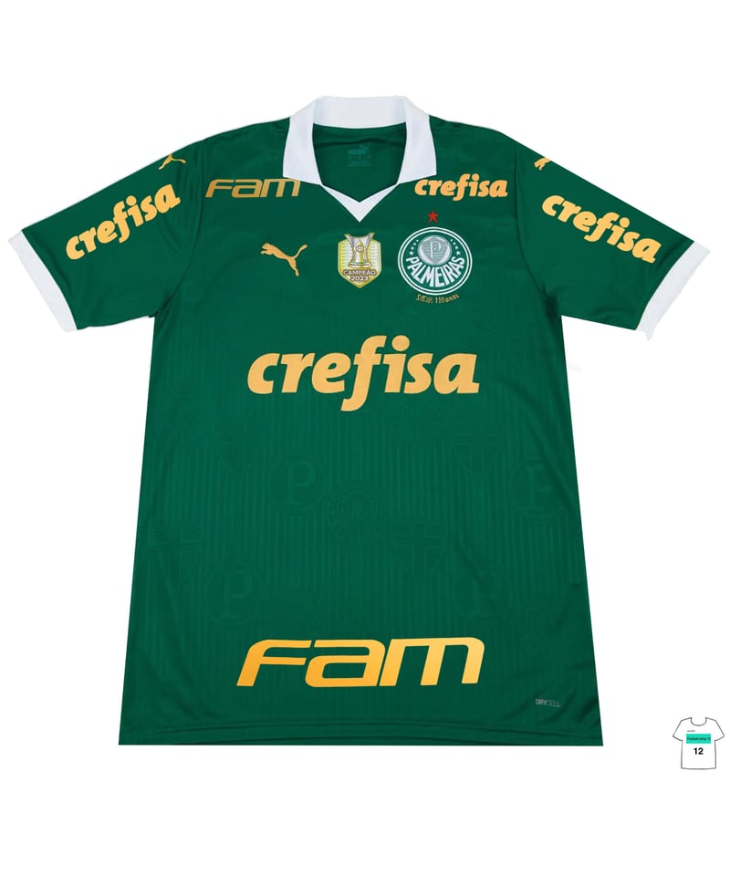 受注販売】PUMA 24/25 パルメイラス ホームユニフォーム 公式