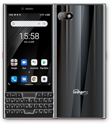 Amazon | Smartphone BlackBerry KEYone, Silver | BlackBerry | 携帯
