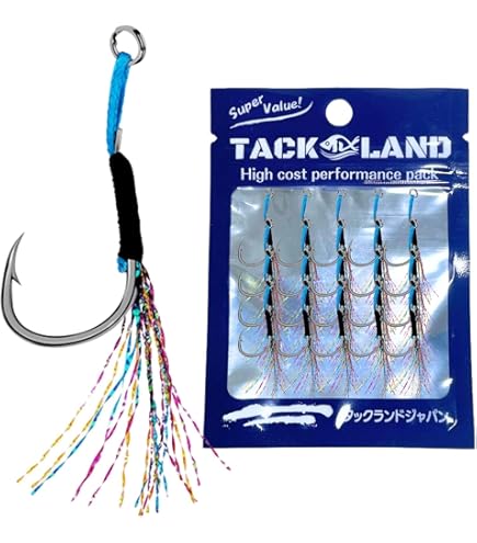 Amazon | 【TACKLAND】 アシストフック ダブル 段刺し 高コスパ 10個