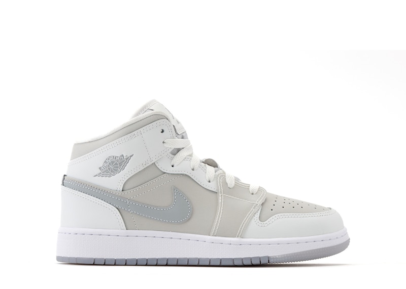 Jordan 1 Mid SE Summit White Metallic Silver (GS) - HQ3600-121 - US