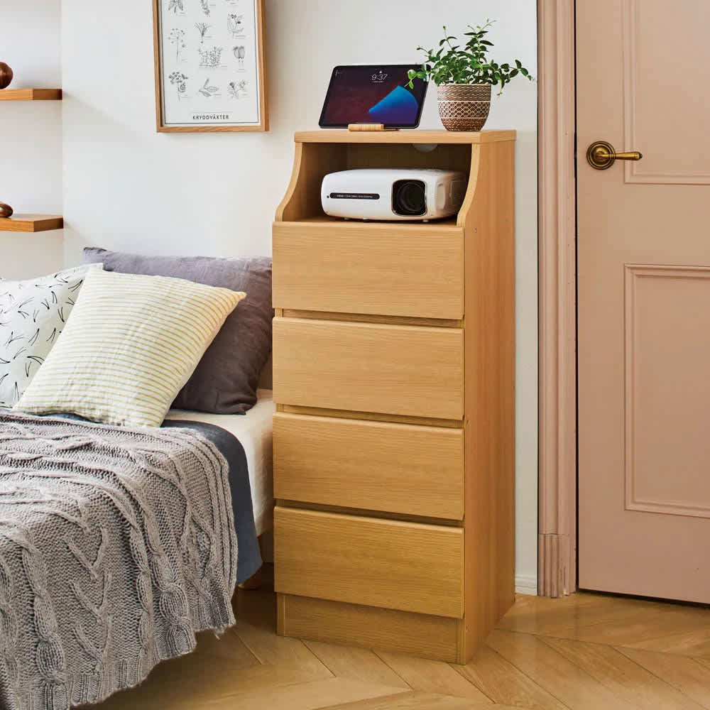 組立も簡単！ぴったりサイズがみつかるチェスト 5段・高さ133cm幅90cm