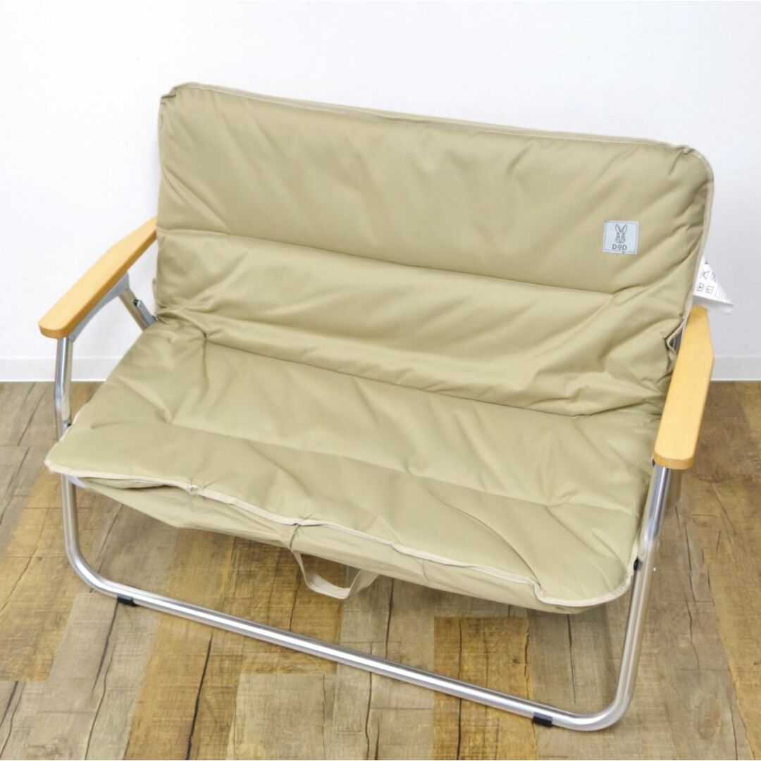 美品 DOD GOOD RACK SOFA グッドラックソファ CS2-500-TN タン 2人掛け