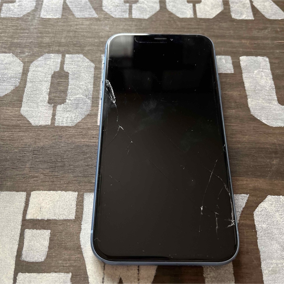 ☆iPhone XR☆ Blue 128GB SIMフリー ジャンク扱いの通販 by ポンさん