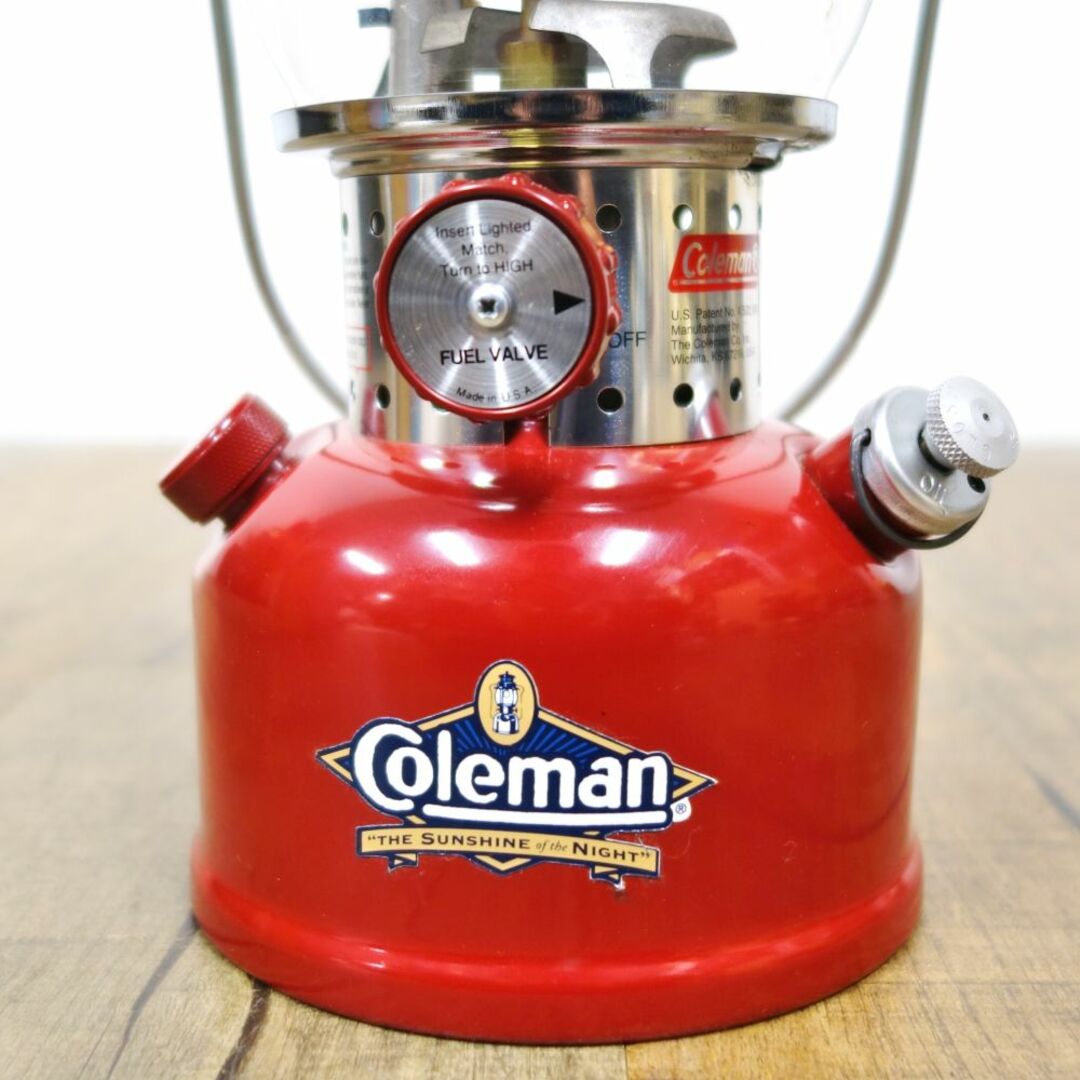コールマン Coleman USA限定モデル 200B ワンマントル ガソリン 赤
