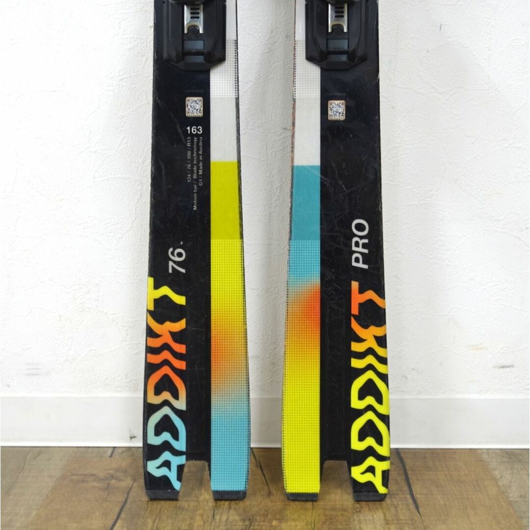 美品 サロモン SALOMON スキー 24-25モデル ADDIKT PRO 76 163cm