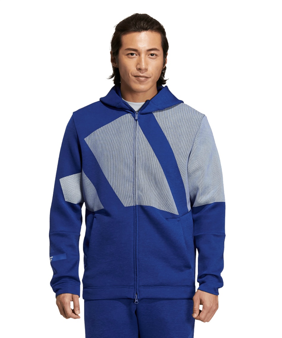 ゴルフウェア スウェット ビックアディダスロゴ ダンボールニット 長袖