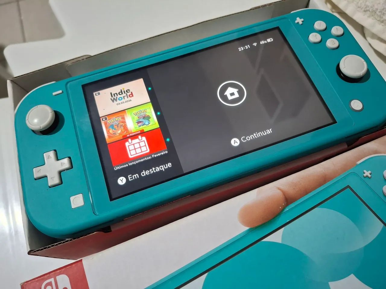 Nintendo Switch Lite Azul Turquesa V/T - Consoles de Vídeo Game