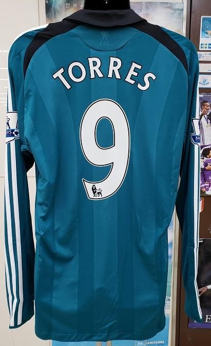 リバプール（3rd）08/09 長袖 トーレス＃9 +パッチ付！