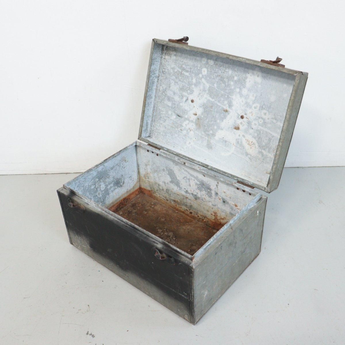 ヴィンテージ メタルボックス トランク -通販-ローズボールアンティークス