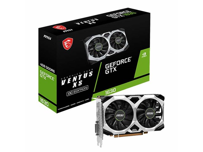 MSI、「GeForce GT 1630」を搭載したビデオカード2機種 - 価格.com