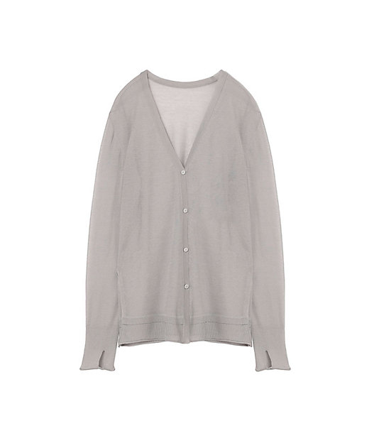 High Gauge Sheer Knit Cardigan 6S