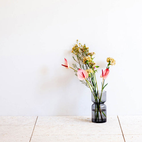 ModernHourglassGrayGlassVase_0