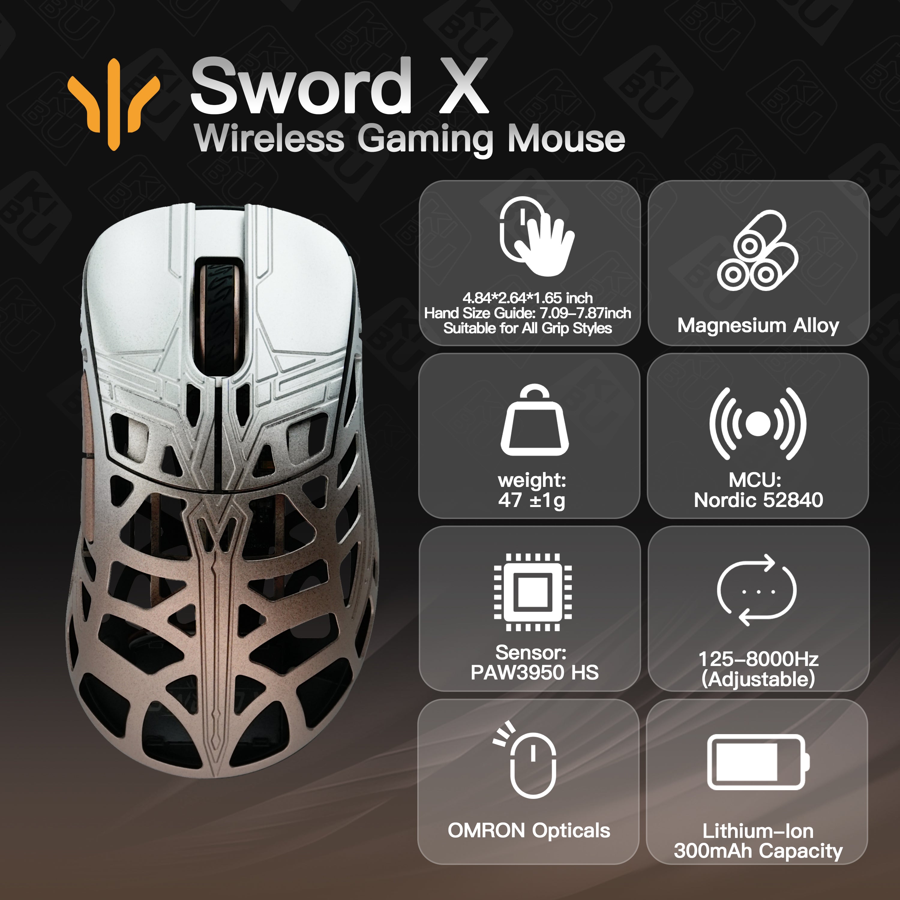 WLMOUSE Sword X Page2【ゲーミングマウス】