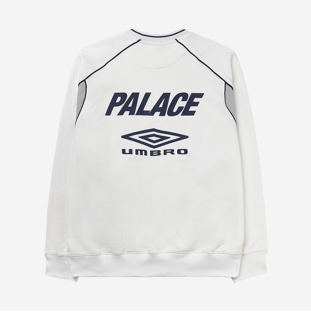 팔라스 x 엄브로 크루넥 화이트 - 24SS | Palace | KREAM