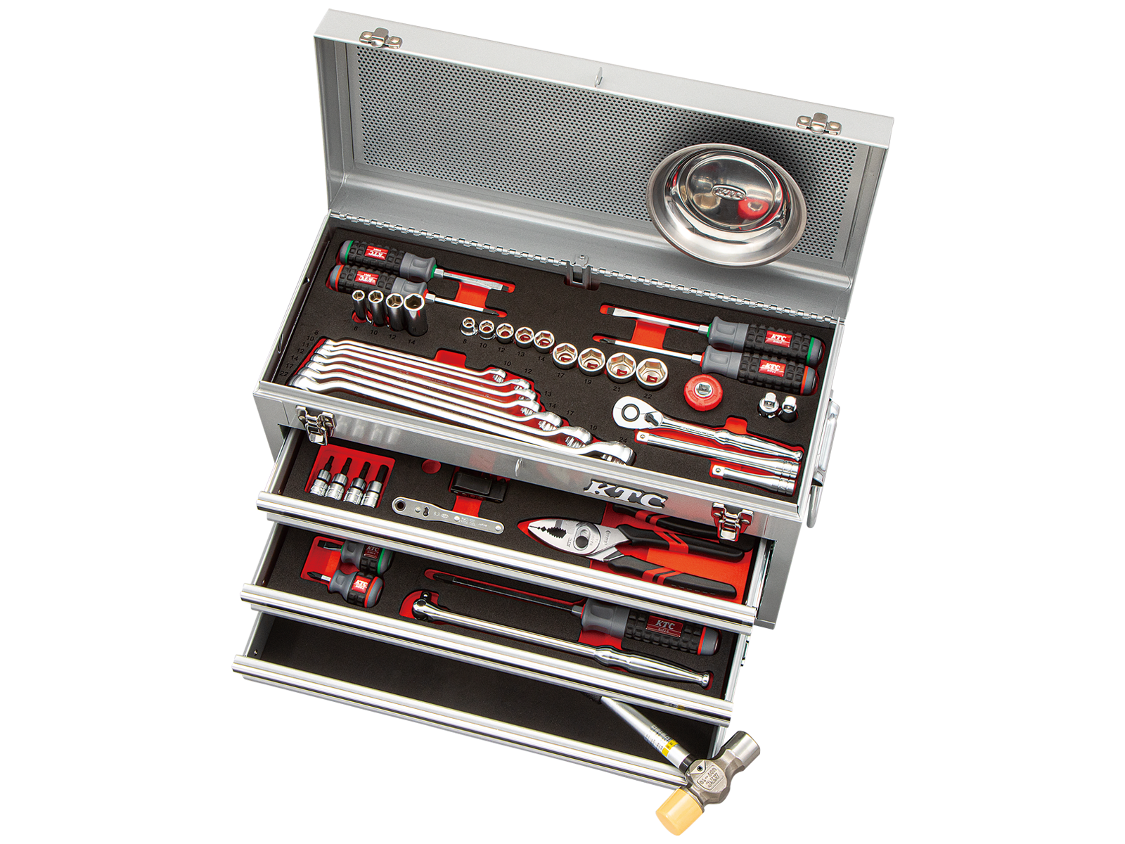 2022SKセール限定品】9.5sq.工具セット（チェスト）［67点］ | KTC