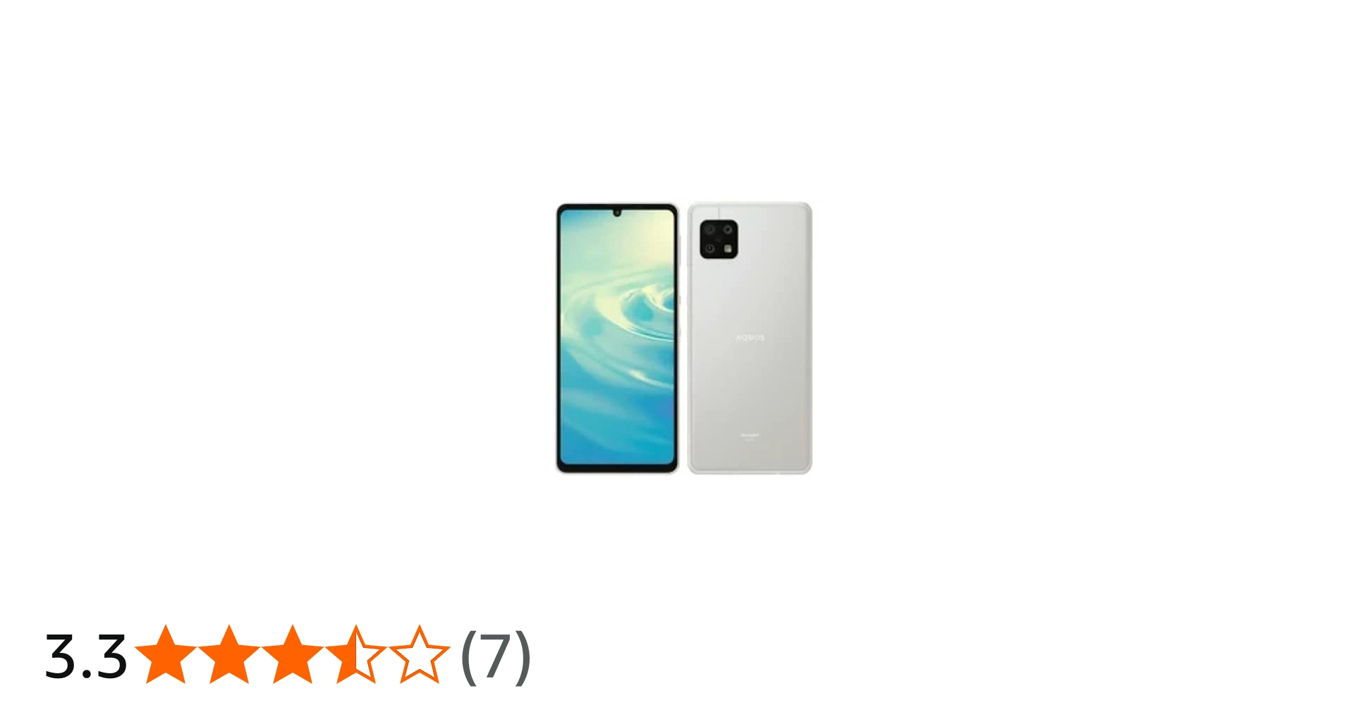 Amazon | AQUOS sense6s SH-RM19S SIMロック解除済み [シルバー