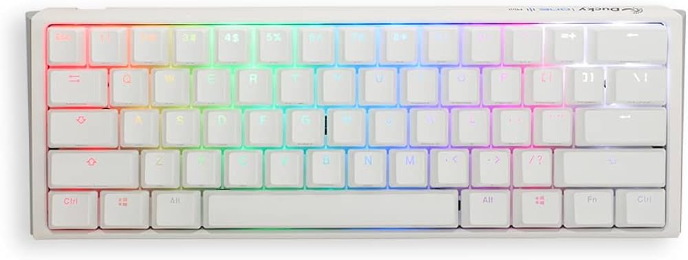 Amazon | Ducky One 3 Mini ピュアホワイト 60%ホットスワップ RGB