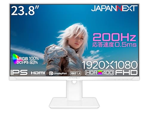 Amazon.co.jp: JAPANNEXT 23.8インチ ゲーミングモニター 200Hz 0.5ms