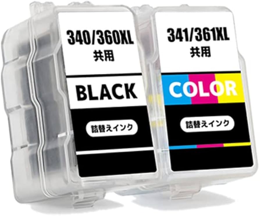 Amazon.co.jp: キャノン BC-360 BC-361 ブラック＋カラーセット