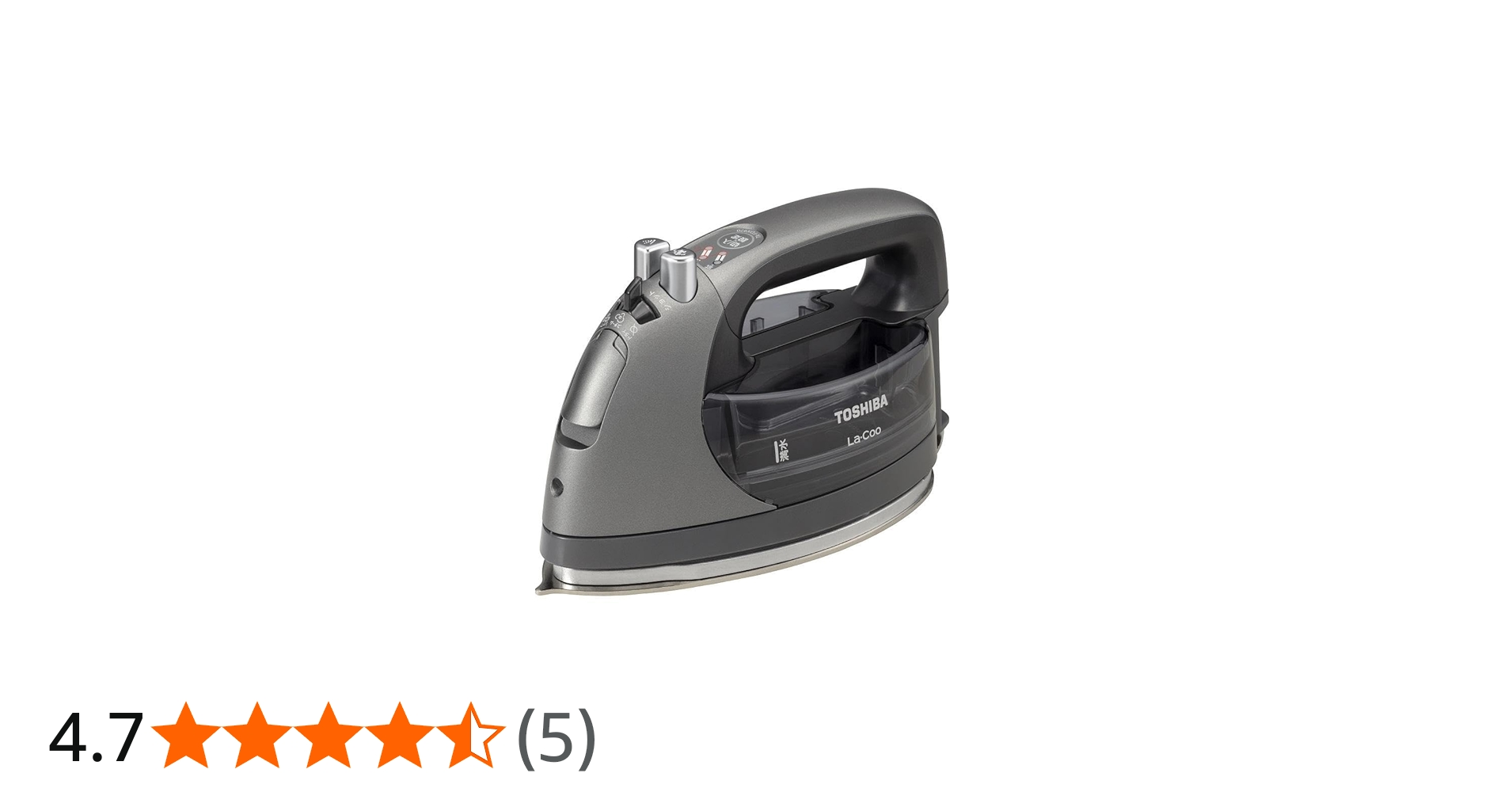 Amazon | 東芝 アイロン コードレス パワフルスチーム TA-FDX970(K