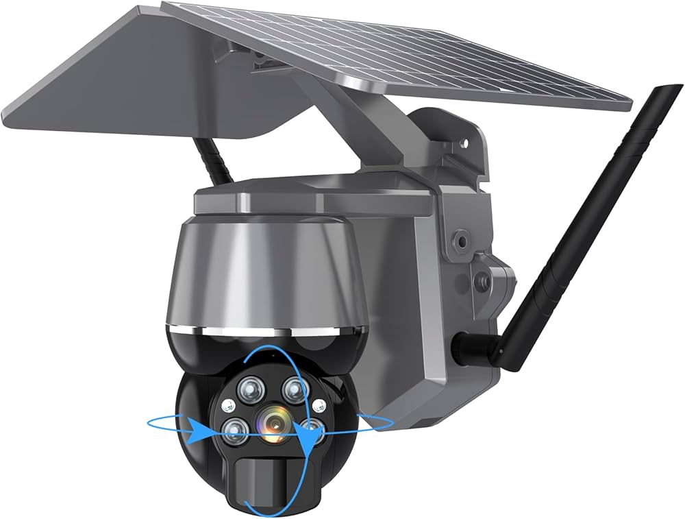 Amazon.co.jp: 防犯カメラ 屋外 ソーラー 家庭用 【ソーラー充電 / 500